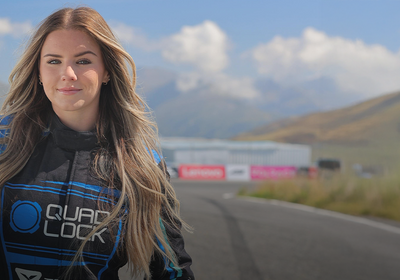 Image: Quad Lock Signs Driver Amanda Sorensen as Official Brand Ambassador
